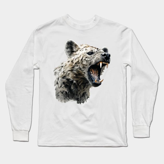 hyena Long Sleeve T-Shirt by piratesnow